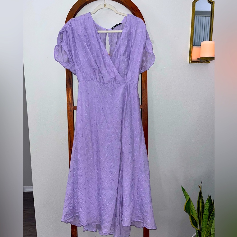 ZARA purple maxi dress